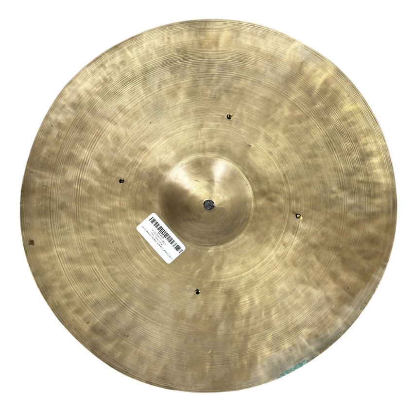 Used Vintage Zildjian K Istanbul Cymbal 15" w/Rivets (Bell Crack) - Fair - Drum Center Of Portsmouth