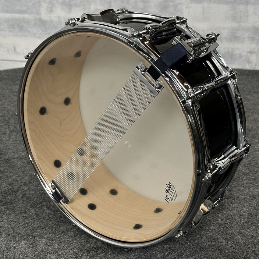 Used Yamaha Stage Custom Snare Drum 14x5.5 Raven Black - Excellent - Drum Center Of Portsmouth