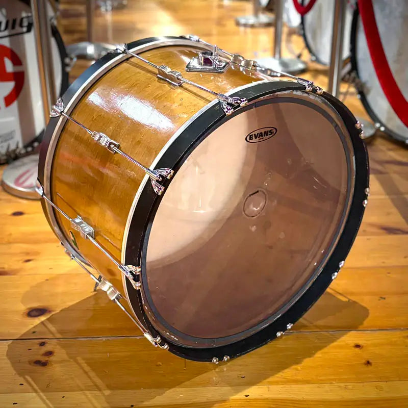 Used Vintage WFL Bass Drum 22x14 Refinished Natural - Fair - Drum Center Of Portsmouth