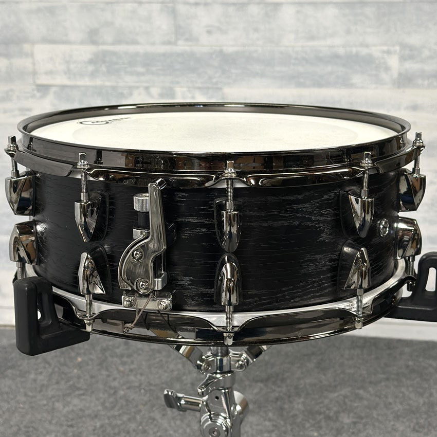 Used Yamaha Live Custom Snare Drum 14x5 Black Wood - Very Good - Drum Center Of Portsmouth