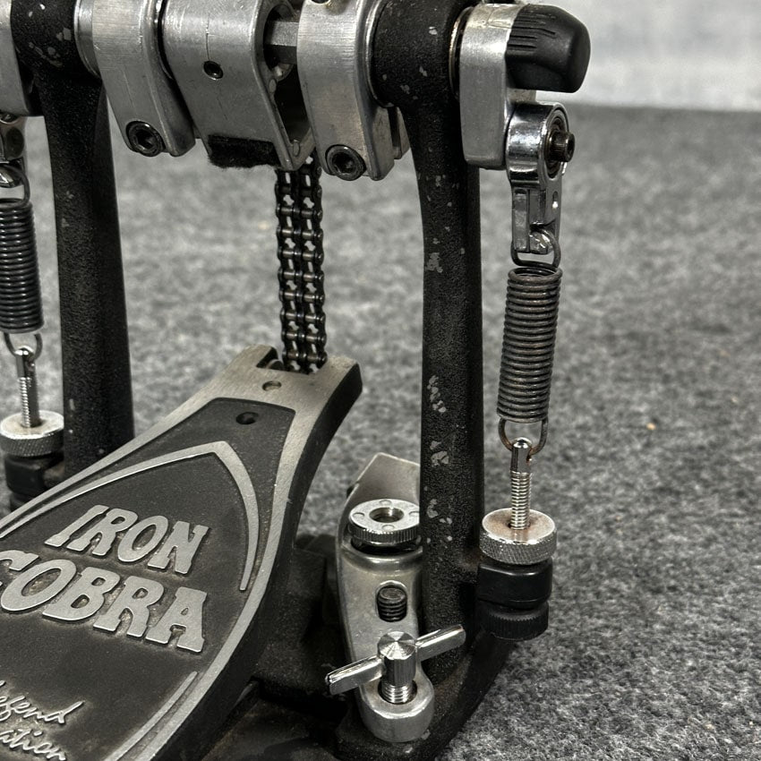 Used Tama Iron Cobra Double Bass Drum Pedal w/Case - Good - Drum Center Of Portsmouth