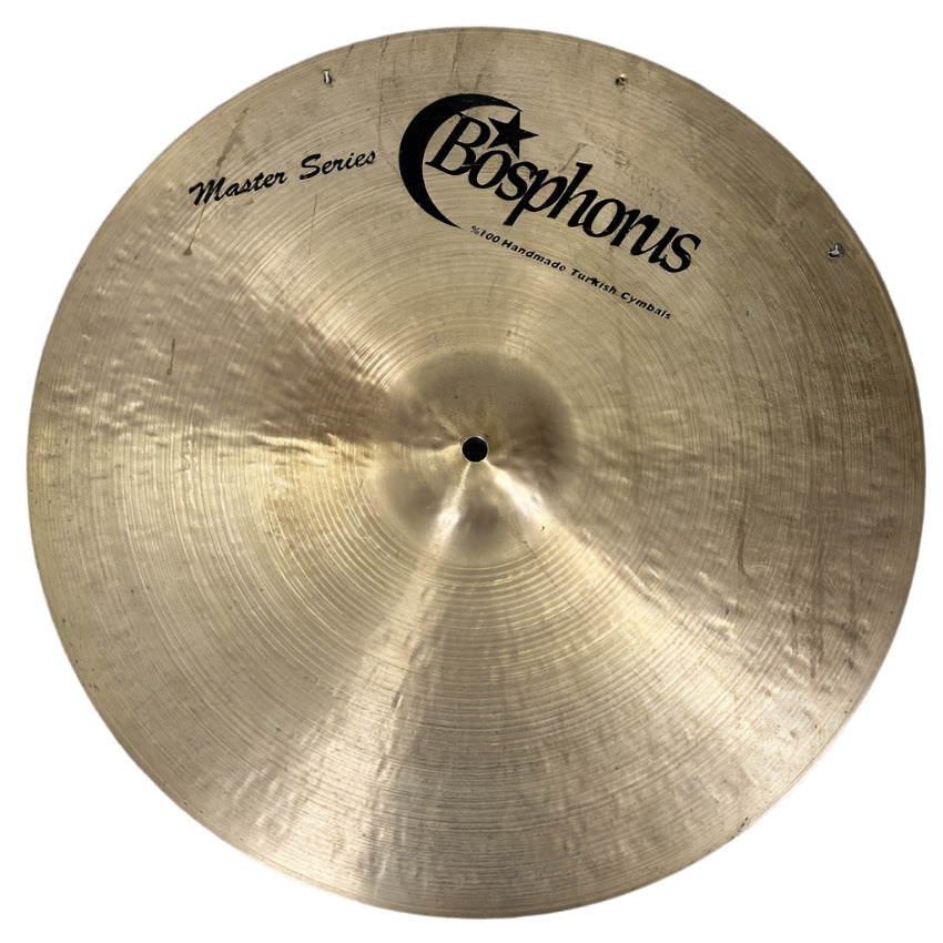 Used Bosphorus Traditional Masters Ride Cymbal 20" w/Rivets 1620 grams - Good - Drum Center Of Portsmouth