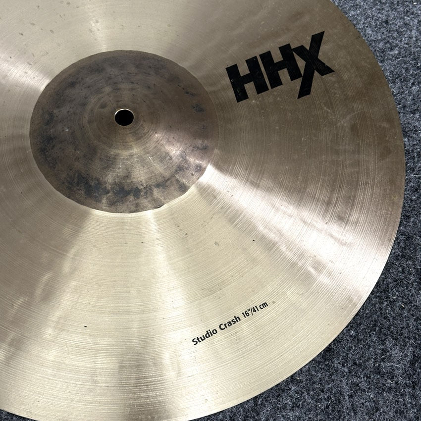 Used Sabian HHX Studio Crash Cymbal 16" - Very Good - Drum Center Of Portsmouth