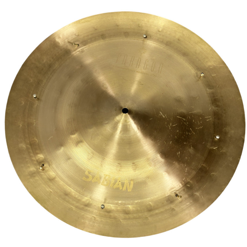 Used Sabian Paragon Diamondback Chinese Cymbal 20" w/Rivets 1568 grams - Fair - Drum Center Of Portsmouth