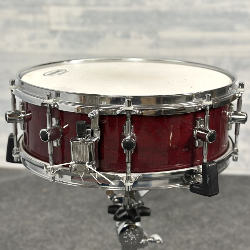 Used Sonor S Class Snare Drum 14x5 Cherry - Very Good - Drum Center Of Portsmouth