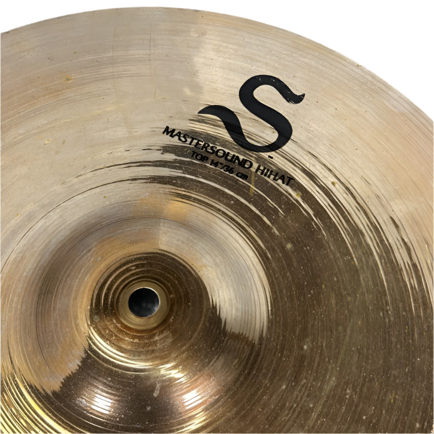 Used Zildjian S Mastersound Hi Hat Cymbals 14" - Good - Drum Center Of Portsmouth