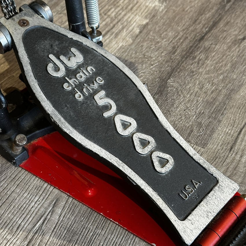 Used DW 5000 Single Bass Drum Pedal - Good - Drum Center Of Portsmouth