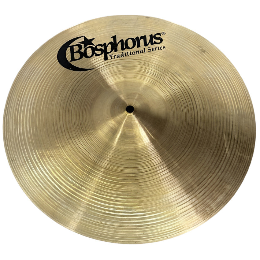 Used Bosphorus Traditional Paper Thin Crash Cymbal 16" 866 grams - Good - Drum Center Of Portsmouth