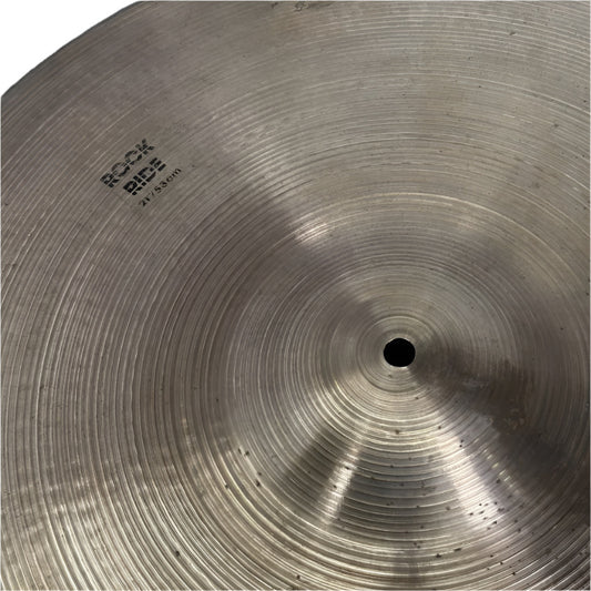 Used Zildjian Rock Ride Cymbal 21" - Very Good - Drum Center Of Portsmouth