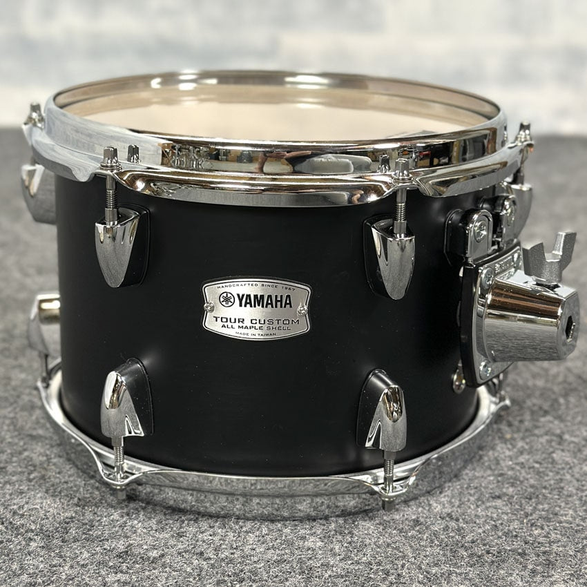 Used Yamaha Tour Custom Tom 10x7 Licorice Satin - Very Good - Drum Center Of Portsmouth