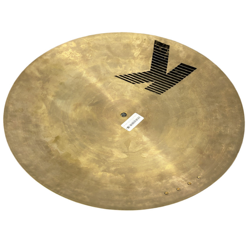 Used Vintage Zildjian K Flat Ride 20" w/Rivets 2518 grams - Good - Drum Center Of Portsmouth