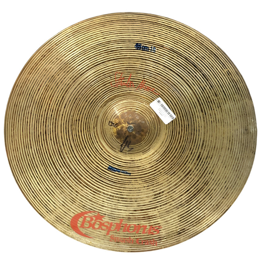 Used Bosphorus Stanton Moore Smash Crash Cymbal 18" 1326 grams - Good - Drum Center Of Portsmouth