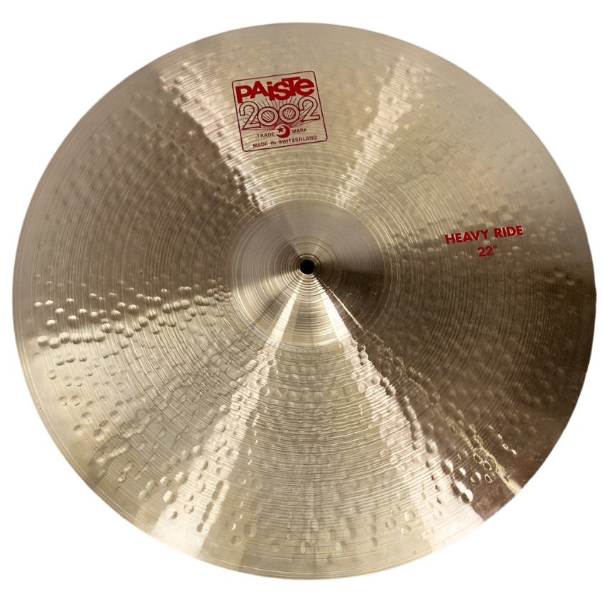 Used Paiste 2002 Heavy Ride Cymbal 22" - Very Good - Drum Center Of Portsmouth