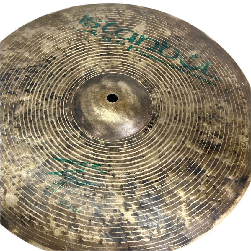 Used Istanbul Agop Signature Hi Hat Cymbals 15" 964/1050 grams - Good - Drum Center Of Portsmouth