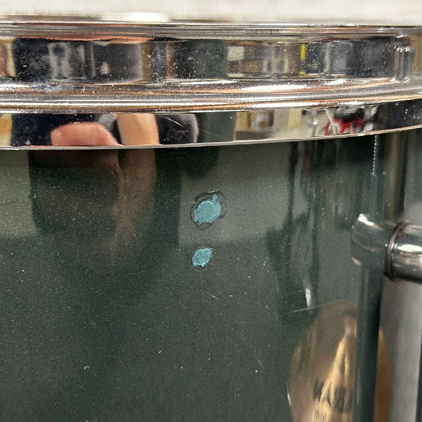Used Sonor Force 3000 Tom 13x11 Metallic Green - Good - Drum Center Of Portsmouth