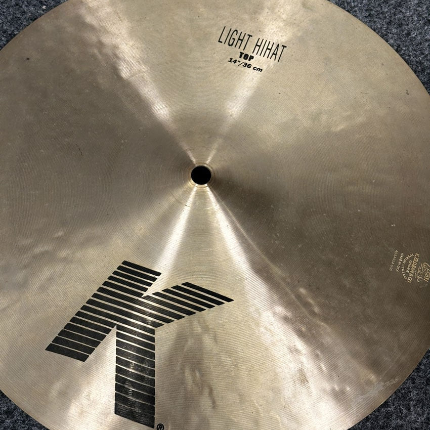 Used Zildjian K Light Hi Hat Cymbals 14" - Very Good - Drum Center Of Portsmouth
