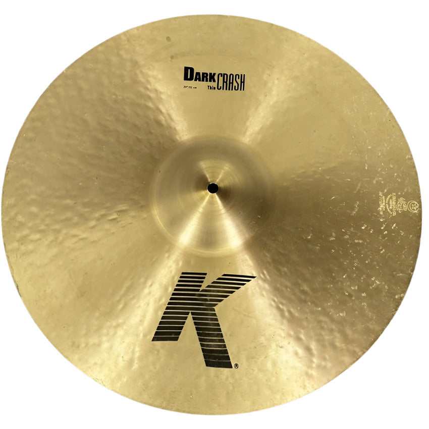 Used Zildjian K Dark Thin Crash Cymbal 20" - Very Good - Drum Center Of Portsmouth