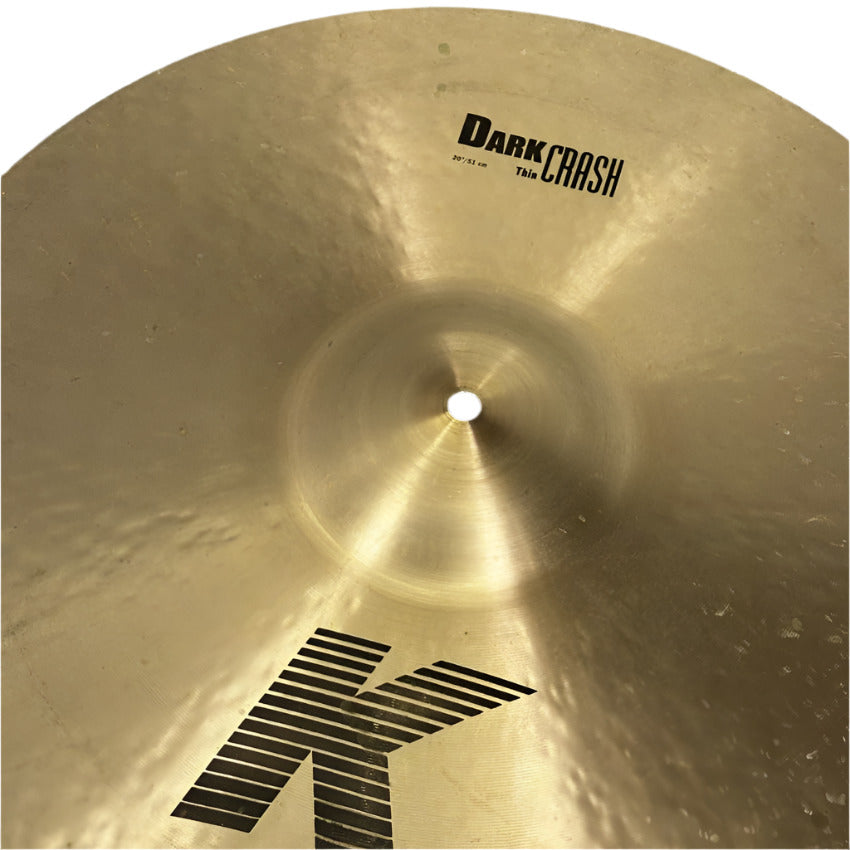 Used Zildjian K Dark Thin Crash Cymbal 20" - Very Good - Drum Center Of Portsmouth