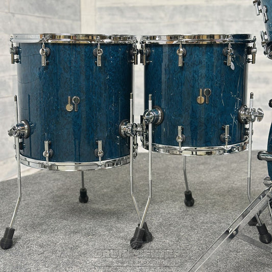 Sonor SQ2 Beech 5pc Drum Set Birdseye Azure Gloss - Drum Center Of Portsmouth