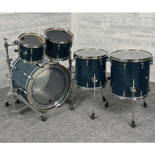 Sonor SQ2 Beech 5pc Drum Set Birdseye Azure Gloss - Drum Center Of Portsmouth