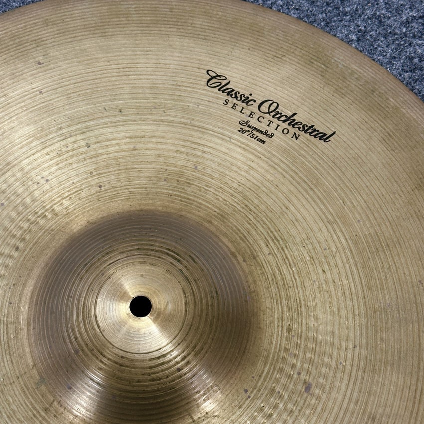 Used Zildjian Classic Orchestral Suspended Cymbal 20" 2048 grams - Good - Drum Center Of Portsmouth
