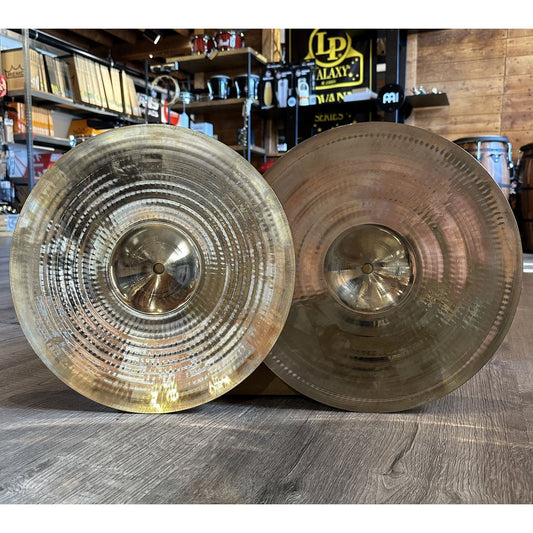 Used Zildjian A Custom Hi Hat Cymbals 14"