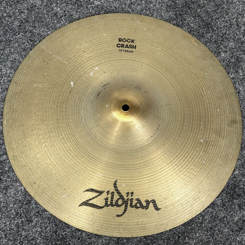 Used Zildjian A Rock Crash Cymbal 17" - Good - Drum Center Of Portsmouth