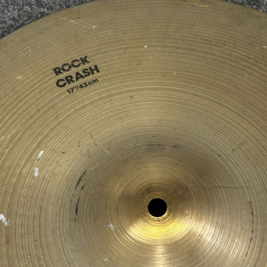 Used Zildjian A Rock Crash Cymbal 17" - Good - Drum Center Of Portsmouth