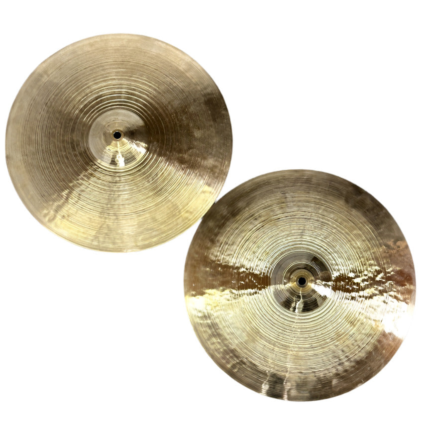 Used Funch Vanguard Hi Hat Cymbals 15" 996/1077 grams - Good - Drum Center Of Portsmouth
