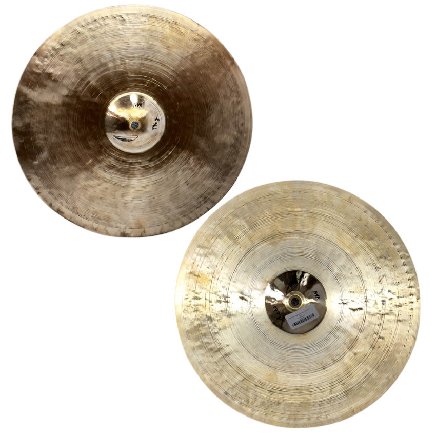 Used Funch Vanguard Hi Hat Cymbals 15" 996/1077 grams - Good - Drum Center Of Portsmouth