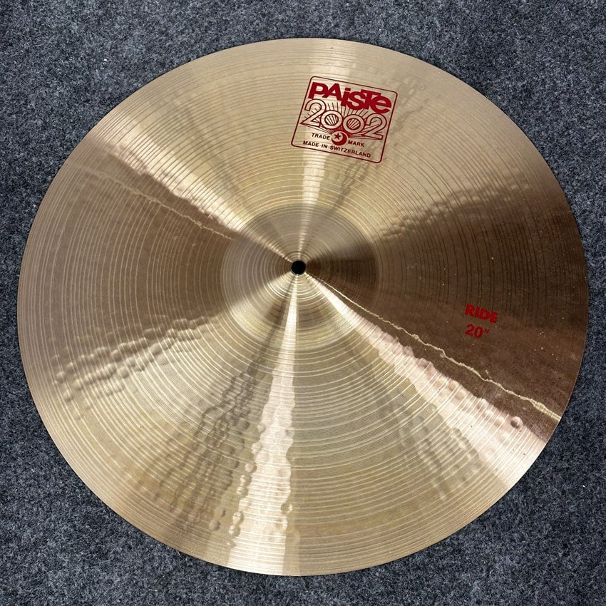 Used Paiste 2002 Ride Cymbal 20" - Excellent - Drum Center Of Portsmouth