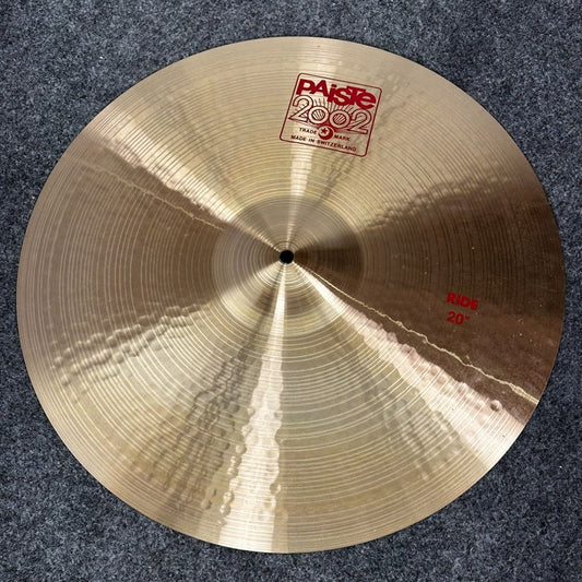 Used Paiste 2002 Ride Cymbal 20" - Excellent - Drum Center Of Portsmouth