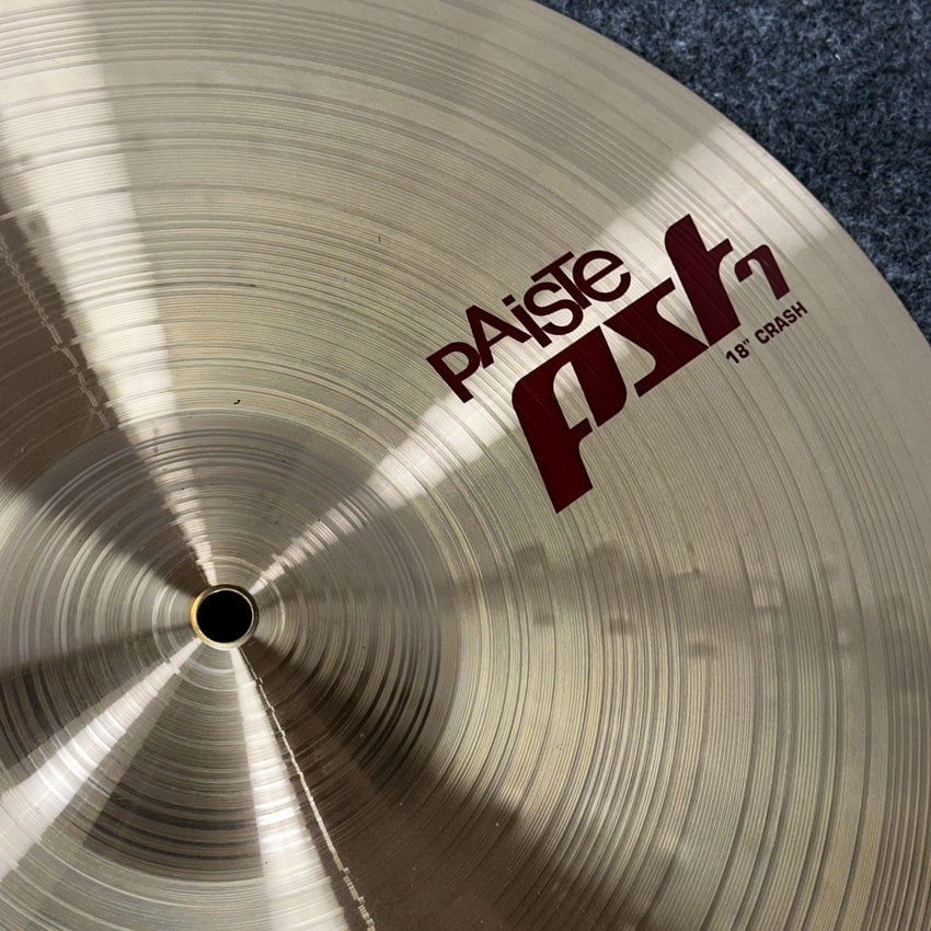 Used Paiste PST 7 Crash Cymbal 18" - Excellent - Drum Center Of Portsmouth