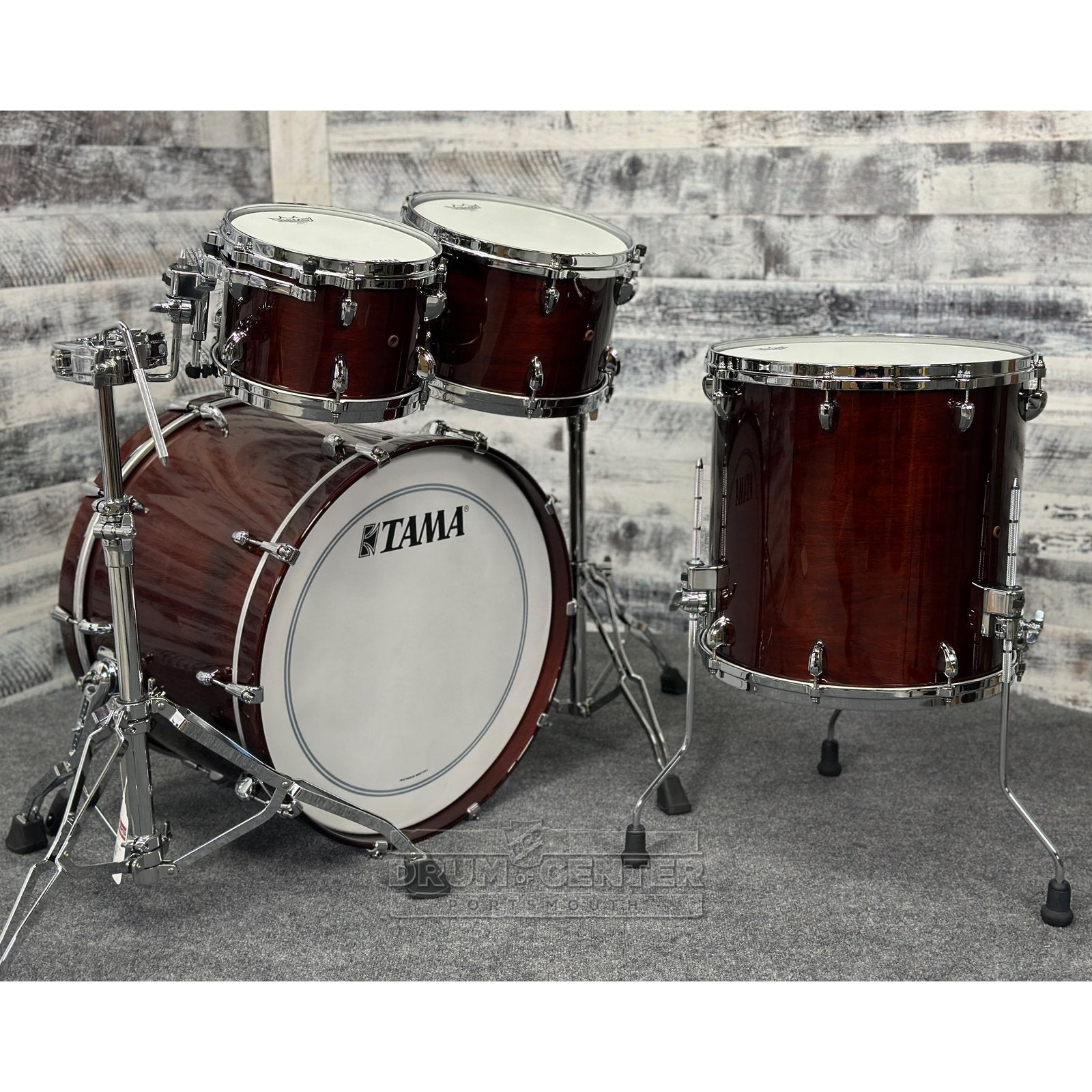 Tama Star Walnut 4pc Fusion Drum Set w/22BD Dark Mocha Walnut