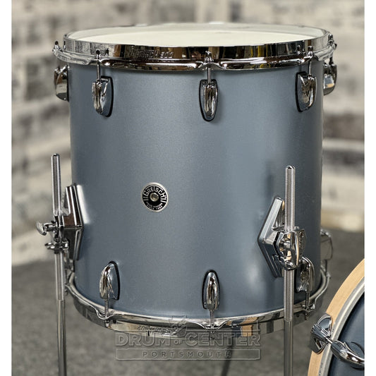 Gretsch Brooklyn 3pc Jazz Drum Set Satin Ice Blue Metallic