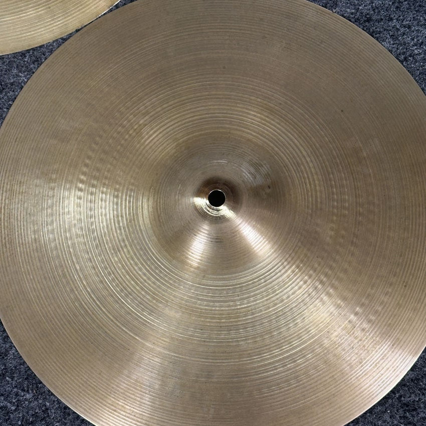 Used Vintage Zildjian A Hi Hat Cymbals 15" 1352/1356 grams - Good - Drum Center Of Portsmouth