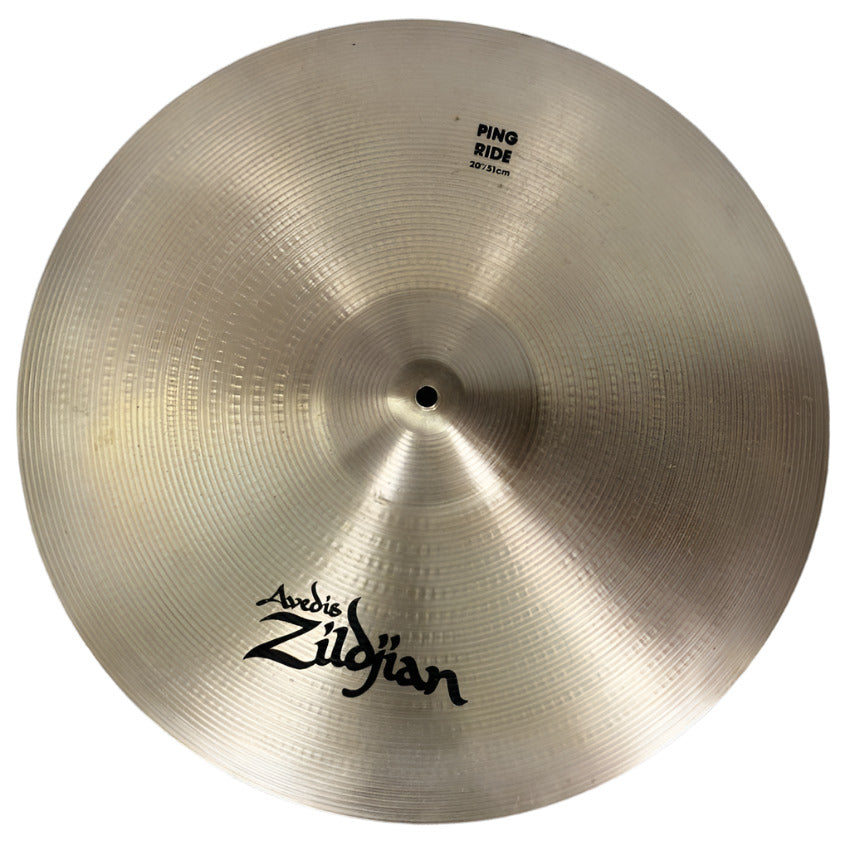 Used Zildjian A Ping Ride Cymbal 20" - Fair - Drum Center Of Portsmouth