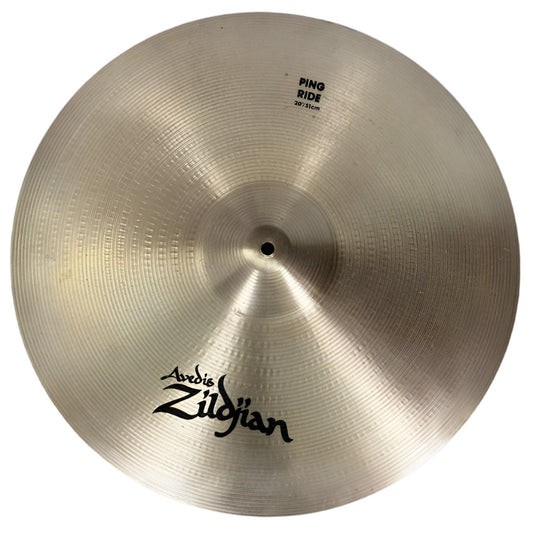 Used Zildjian A Ping Ride Cymbal 20" - Fair - Drum Center Of Portsmouth