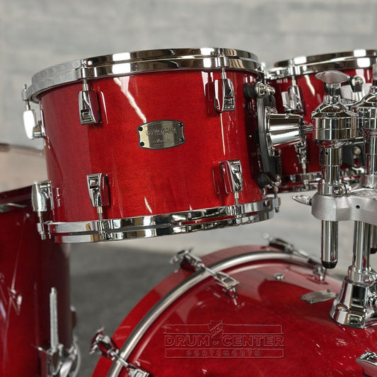 Yamaha Absolute Hybrid Maple 4pc Drum Set Red Autumn - Drum Center Of Portsmouth
