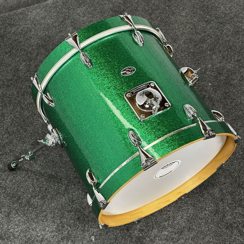 Used Vintage Slingerland 3pc Drum Set Green Sparkle - Very Good - Drum Center Of Portsmouth