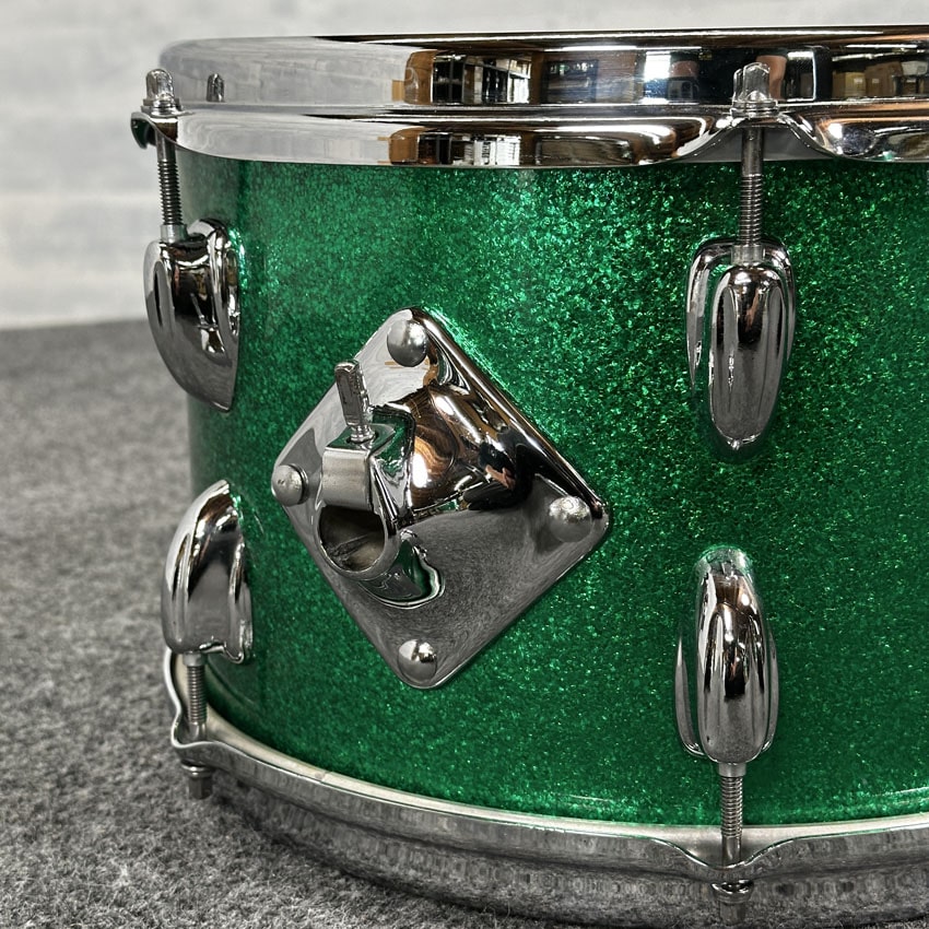 Used Vintage Slingerland 3pc Drum Set Green Sparkle - Very Good - Drum Center Of Portsmouth