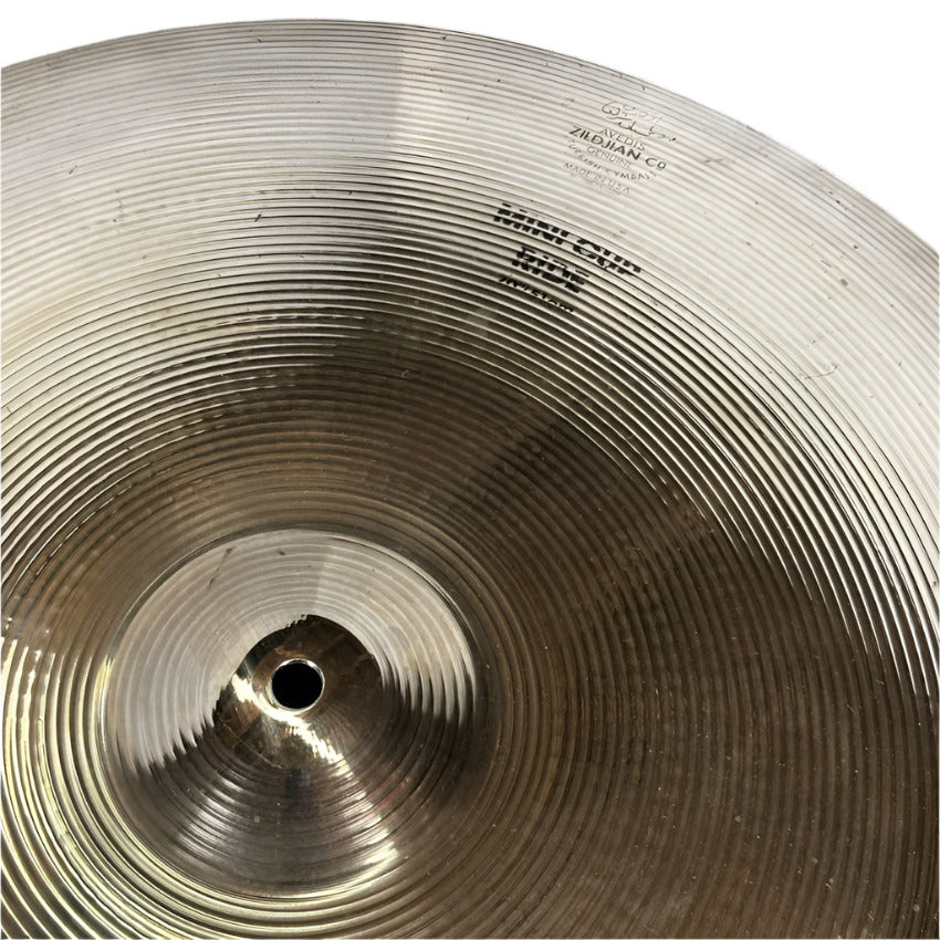 Used Zildjian A Mini Cup Brilliant Ride Cymbal 20" 2874 grams - Very Good - Drum Center Of Portsmouth