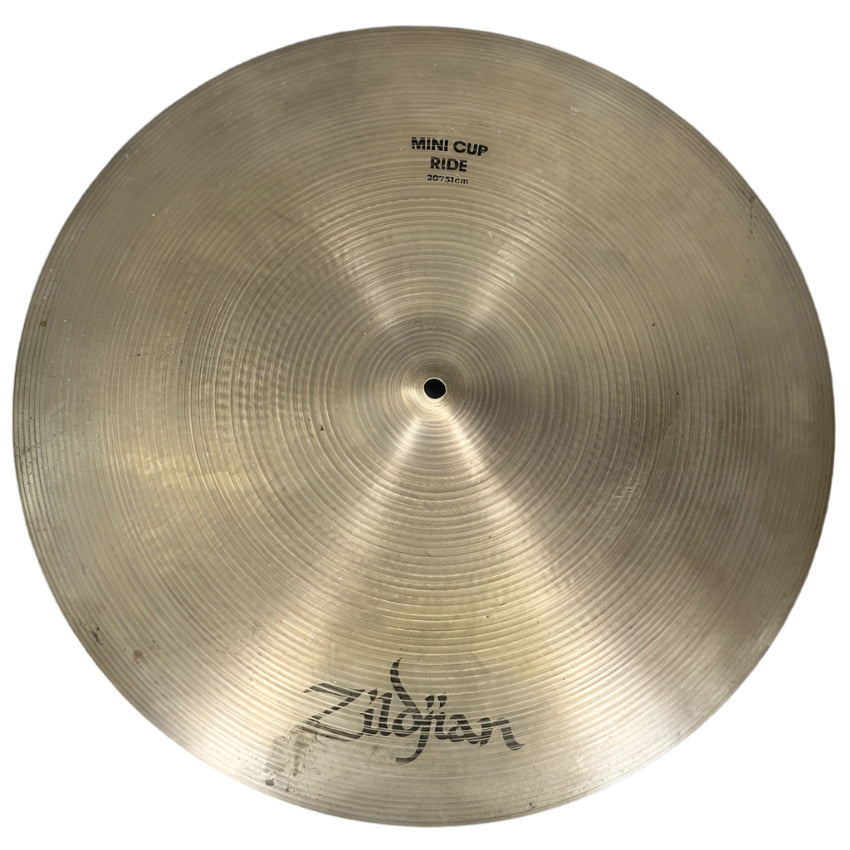 Used Zildjian Mini Cup Ride Cymbal 20" 2910 grams - Good - Drum Center Of Portsmouth