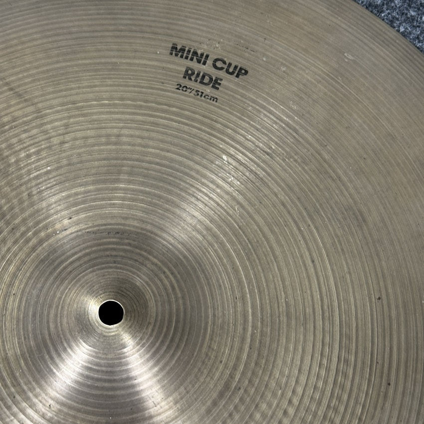 Used Zildjian Mini Cup Ride Cymbal 20" 2910 grams - Good - Drum Center Of Portsmouth
