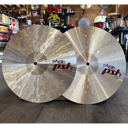 Used Paiste PST 7 Hi Hat Cymbals 14"