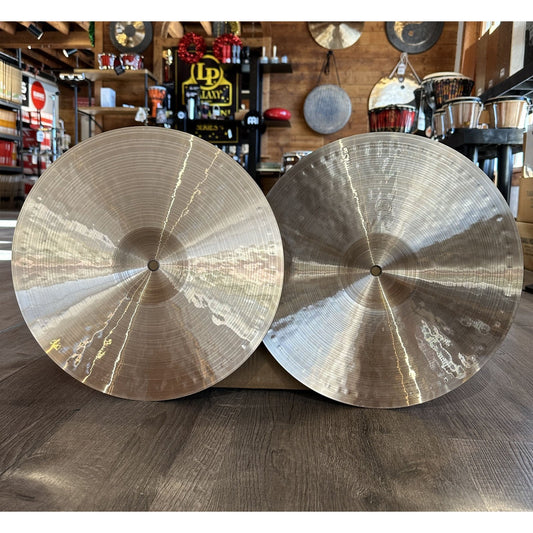 Used Paiste 2002 Medium Hi Hat Cymbals 14"