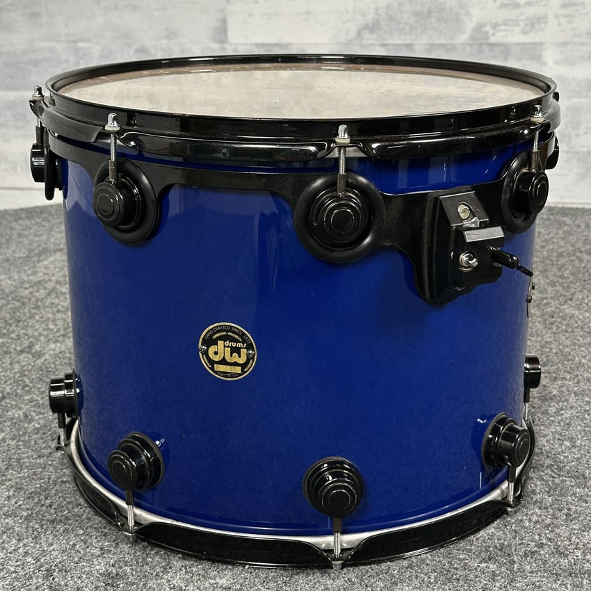 Used DW (Pre-Collectors) 7pc Maple Drum Set Blue w/Black Hardware - Fair - Drum Center Of Portsmouth