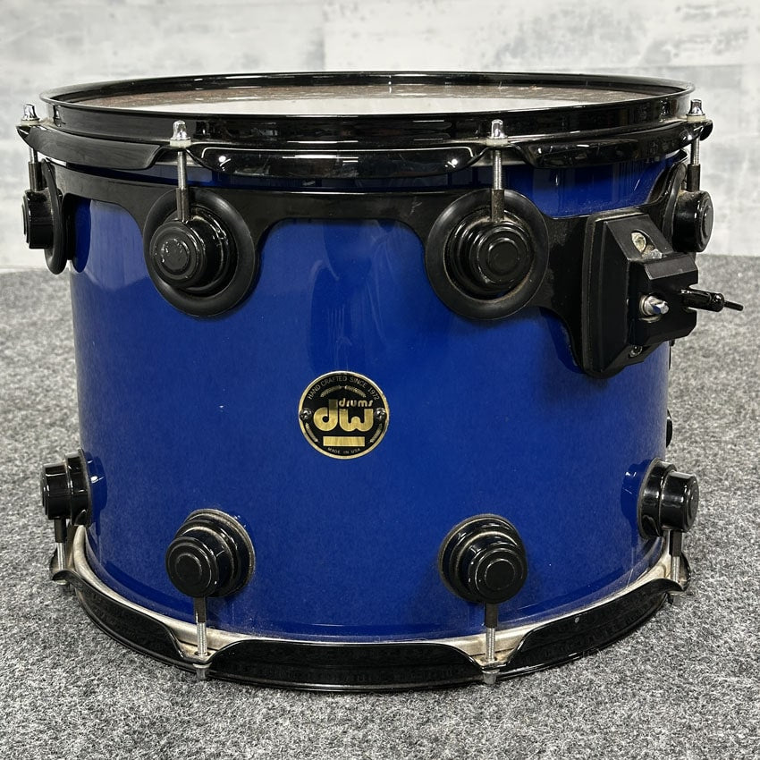 Used DW (Pre-Collectors) 7pc Maple Drum Set Blue w/Black Hardware - Fair - Drum Center Of Portsmouth