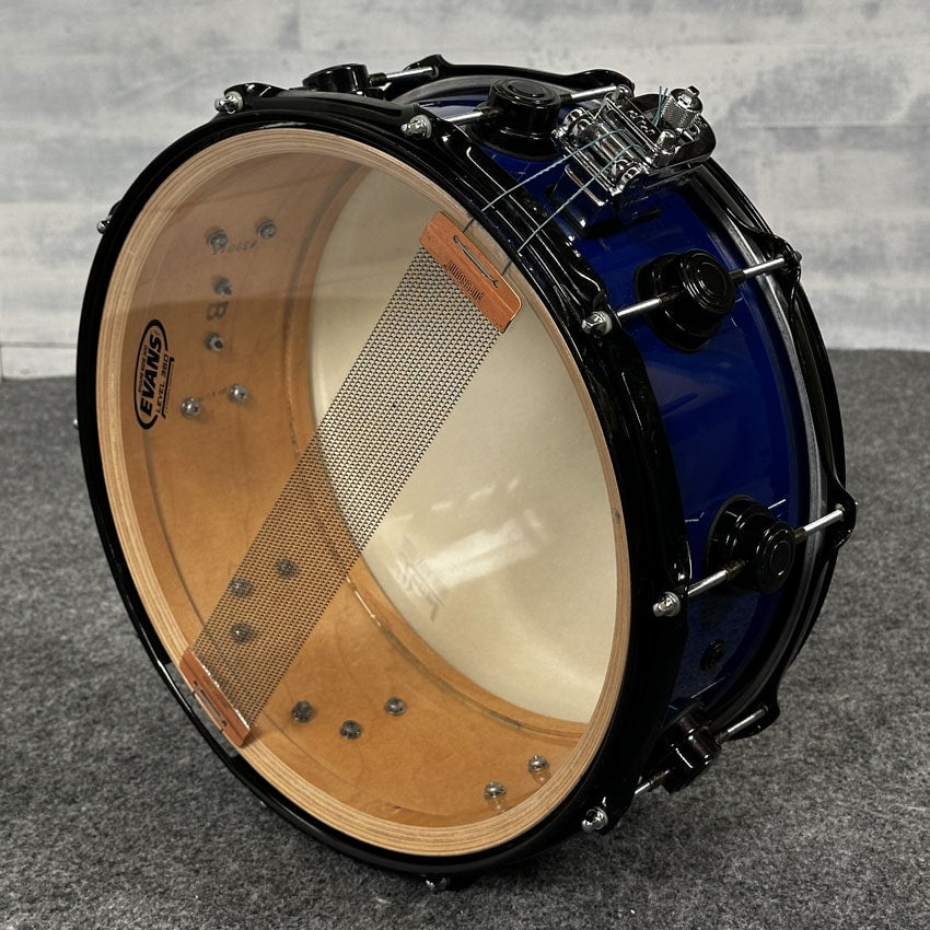 Used DW (Pre-Collectors) 7pc Maple Drum Set Blue w/Black Hardware - Fair - Drum Center Of Portsmouth
