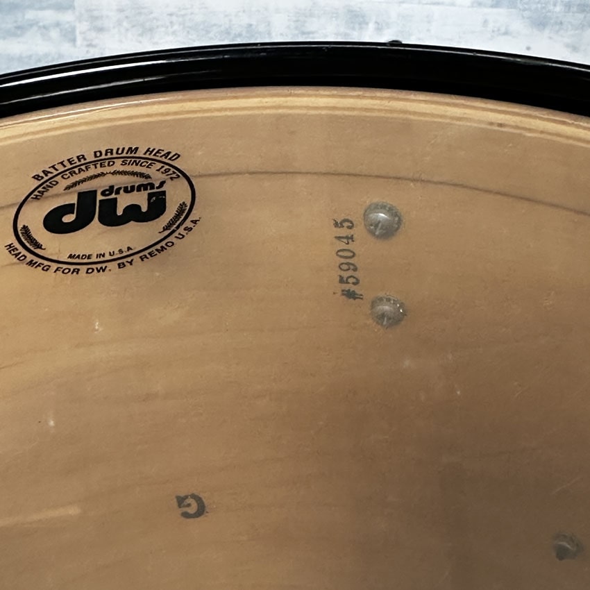 Used DW (Pre-Collectors) 7pc Maple Drum Set Blue w/Black Hardware - Fair - Drum Center Of Portsmouth